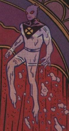 DailyMutantsX's tweet image. Today’s Mutant of the day is Plazm!
First Appearance: X-Force #116 (May 2001)
Created by: Peter Milligan & Mike Allred
Powers: Plazm can transform himself into a semi-liquid state. He possesses superhuman speed, with a peek range of 700 mph!