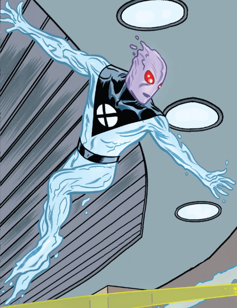 DailyMutantsX's tweet image. Today’s Mutant of the day is Plazm!
First Appearance: X-Force #116 (May 2001)
Created by: Peter Milligan & Mike Allred
Powers: Plazm can transform himself into a semi-liquid state. He possesses superhuman speed, with a peek range of 700 mph!