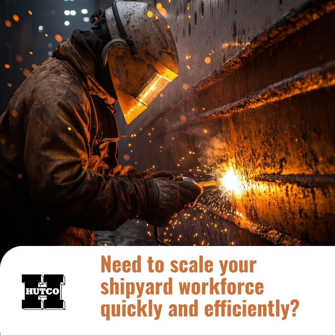 HutcoInc's tweet image. Looking to scale your shipyard workforce quickly and efficiently? Hutco handles everything from recruitment and vetting to payroll and HR, allowing you to focus on project execution. 

Learn how we can help today: nsl.ink/fwzy

 #Hutco #RequestTalent