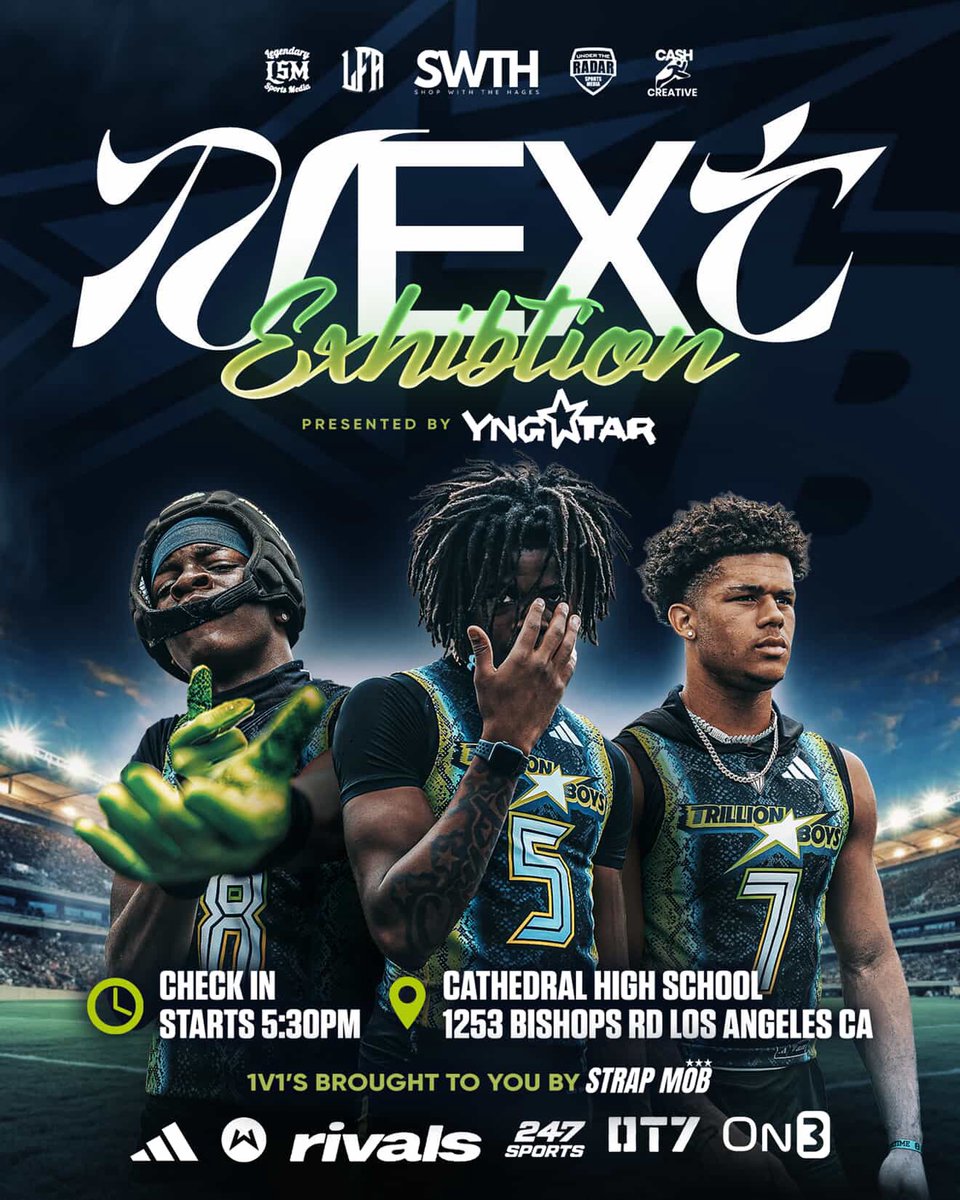 Jordan Roa (@jordan1roa) on Twitter photo Thank you for the invite <a href="/yngstarathletes/">YNGSTAR</a>. Excited to showcase my talent!
<a href="/247Sports/">247Sports</a>
<a href="/Rivals/">Rivals</a>
<a href="/On3sports/">On3</a>
<a href="/GregBiggins/">Greg Biggins</a>
<a href="/BlairAngulo/">Blair Angulo</a> Thank you for the invite <a href="/yngstarathletes/">YNGSTAR</a>. Excited to showcase my talent!
<a href="/247Sports/">247Sports</a>
<a href="/Rivals/">Rivals</a>
<a href="/On3sports/">On3</a>
<a href="/GregBiggins/">Greg Biggins</a>
<a href="/BlairAngulo/">Blair Angulo</a>