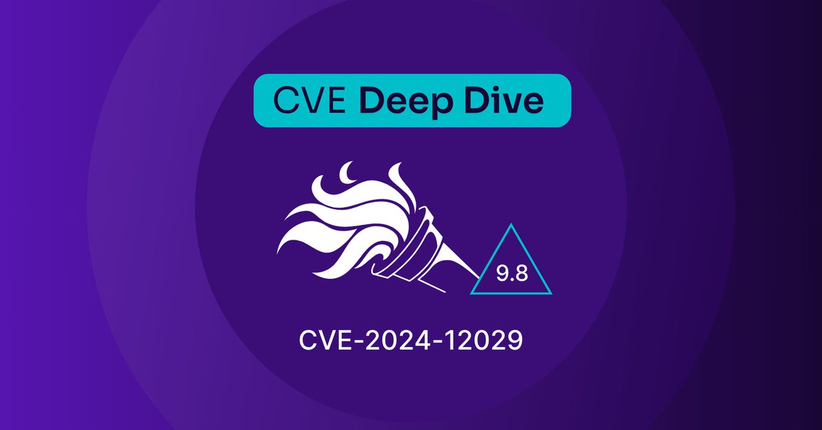 offsectraining's tweet image. Deep Dive: CVE-2024-12029 (Critical RCE in InvokeAI)
⚠️ CVSS 9.8 | EPSS 61.17%
An unprotected API + unsafe torch deserialization = full system takeover.
Attackers can host malicious model files and trigger remote code execution via the /api/v2/models/install endpoint. No auth…