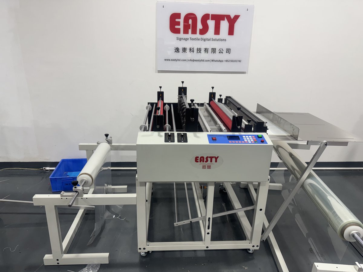eastylimited's tweet photo. Top-Selling Easty PRS Series Roll-to-Sheet Cutting Machine, designed for precision &amp; efficiency, which excels at cutting paper, film, fabric, sheeting, foam, and leather, etc. Experience why clients are satisfied with roll to sheet cutter performance now: https://t.co/wuO28mvTw1 https://t.co/tBNbhEevsu
