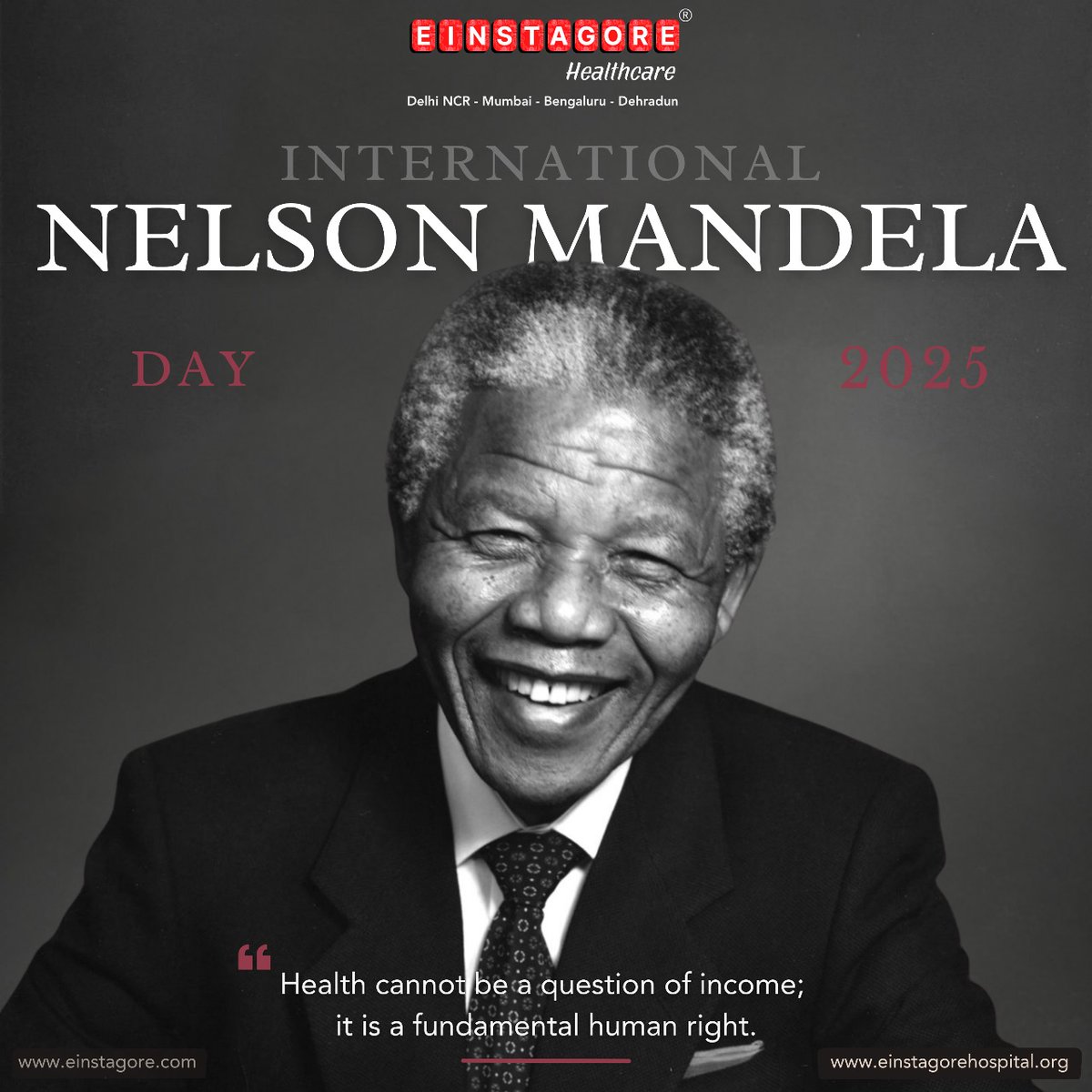 This Mandela Day, let’s commit to creating a world where healthcare knows no boundaries.

DM now:
 
📞 +91 95 9988 1050
📧 hello@einstagore.com

#LowestPriceinIndia #CountOnEinstagore #EastAfricaToIndia #MandelaDay #HealthcareForAll  #MadibaSpirit #UbuntuInAction #IndiaForAfrica
