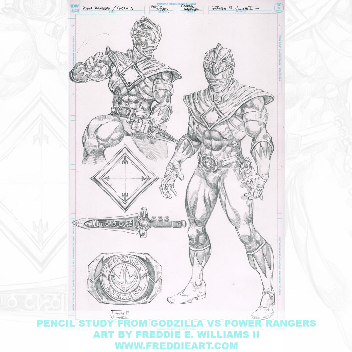 Freddieart's tweet image. Pencil study from Godzilla VS Power Rangers
Let me know who you’d like to see me sketch in the comments below!
If you’re into this kind of sketch work, check out the original art section of my website: freddieart.com freddieart.com/product-catego…