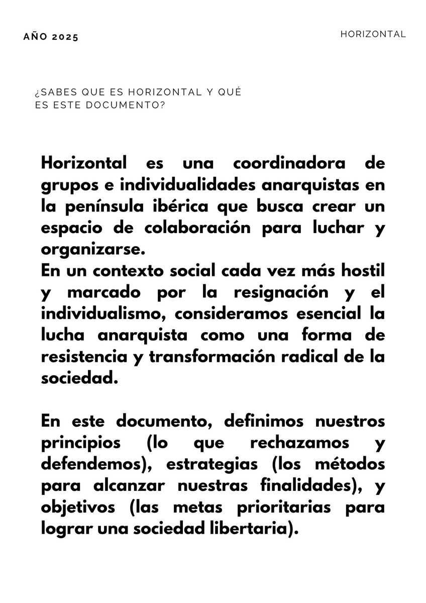 Horizontal. Coordinadora Anarquista tweet media