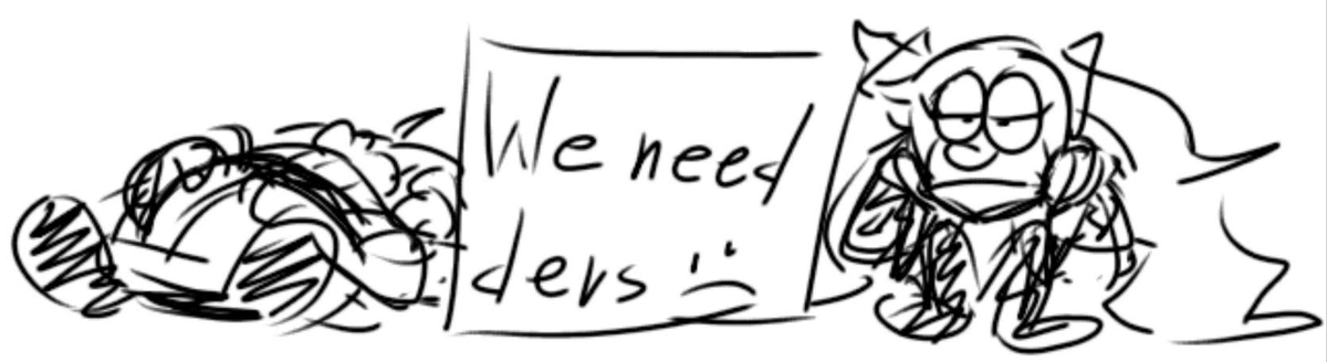 We're not dead, we just didn't get many dev applications :[
We're still looking for those (spriters, coders, everything), if you would like to apply, join our discord (the link is in our bio) to do so (or dm us here)
Sharing this around would be very appreciated :D
#pizzatowermod