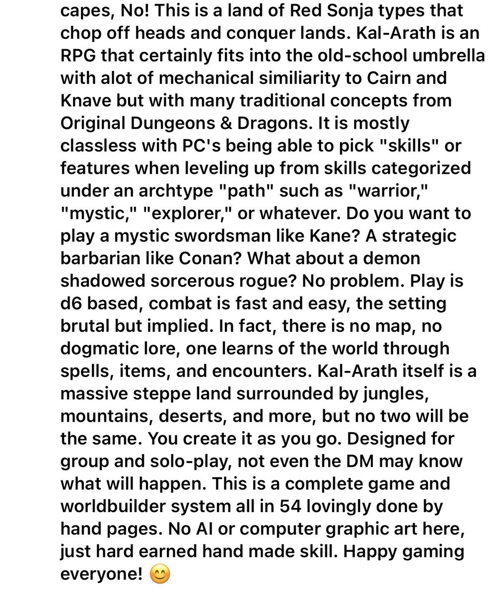 CastleGrief's tweet image. Incredibly stoked on this glowing review of Kal-Arath by my favorite page on Instagram!
Always gratifying when the folks whose taste you trust on recommendations…recommend your own stuff!!