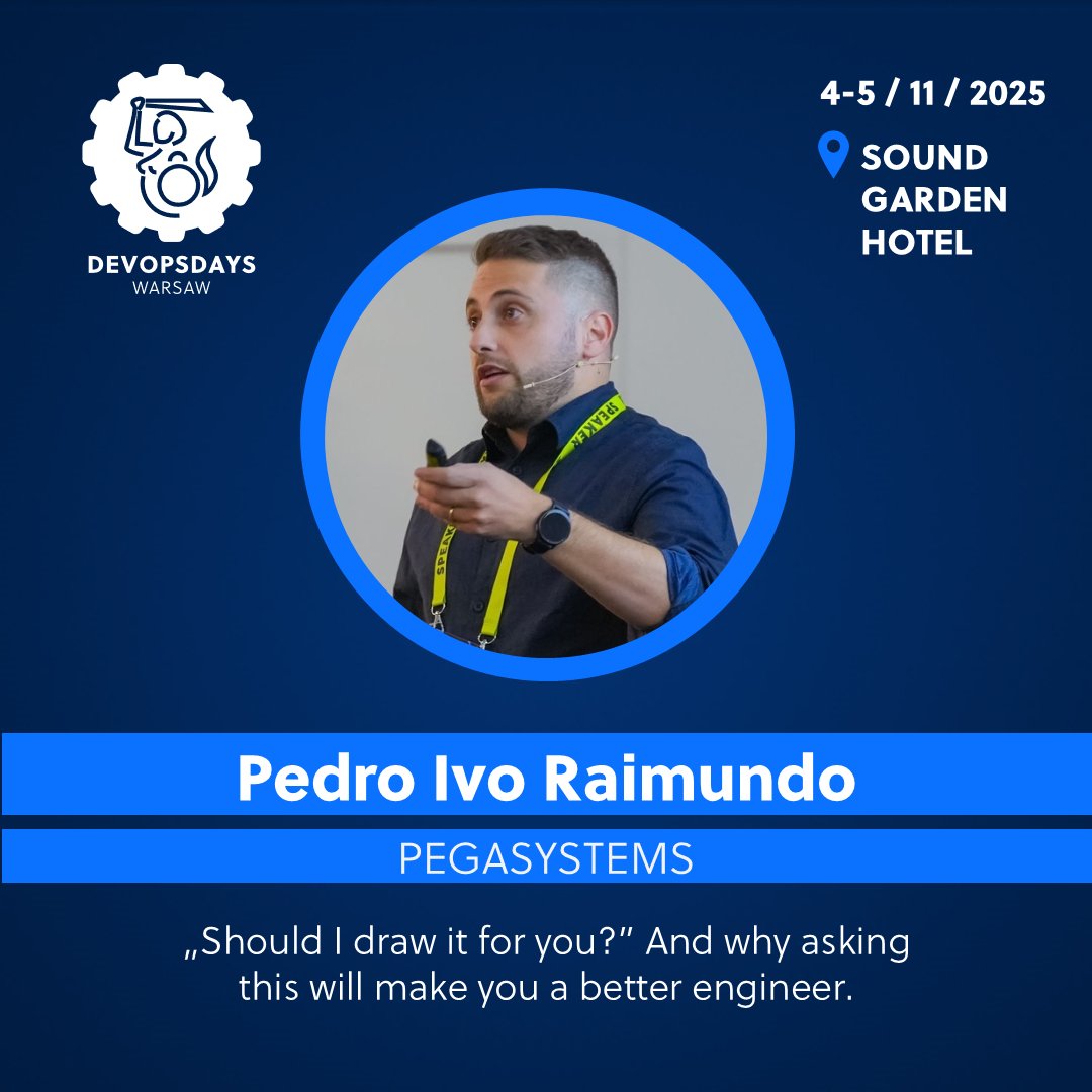 🎙️Picture this: You spent the last days considering a new idea to improve the performance of your application, and you came up with a solution that would be both cost effective and elegant.
Join Pedro Ivo Raimundo at #DevOpsDaysWarsaw2025:
devopsdays.pl #DevOpsDays