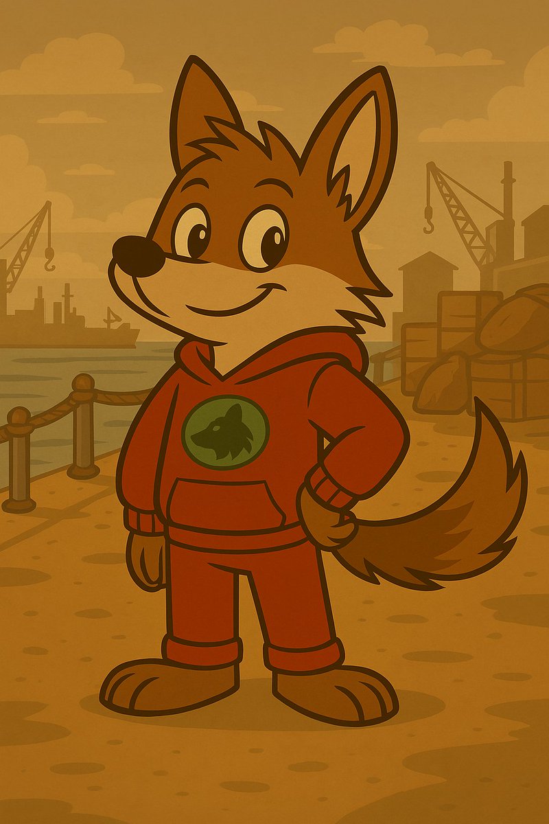 Calder and Little T. Coyote in Tracksuits. Created with Microsoft Co-Pilot.