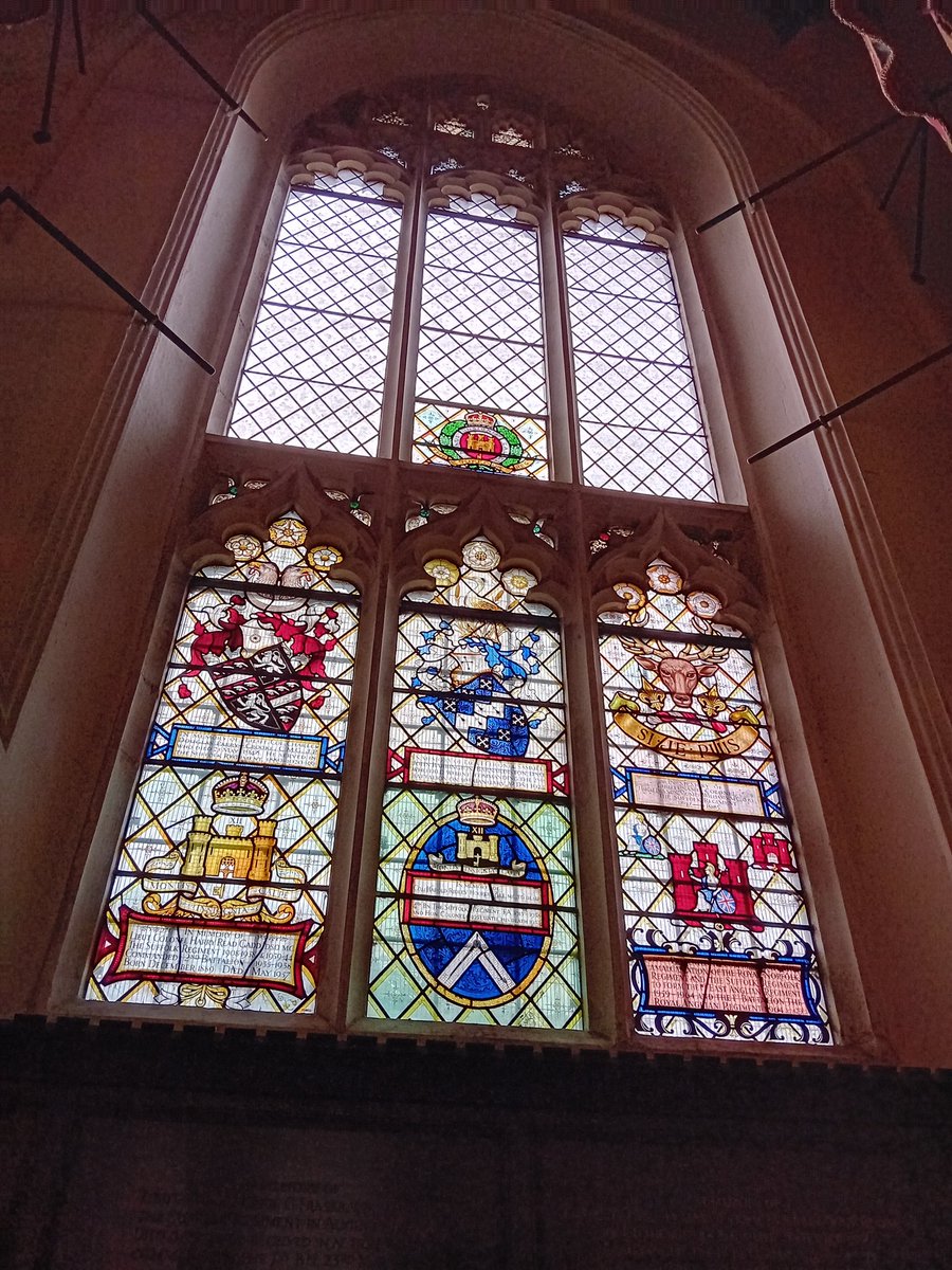 Members of <a href="/SuffolkHeraldry/">Suffolk Heraldry Society</a> had a great day out in Bury St Edmunds today. Visited The Suffolk Regiment Museum and St Mary's Church with The Suffolk's Memorial Chapel.