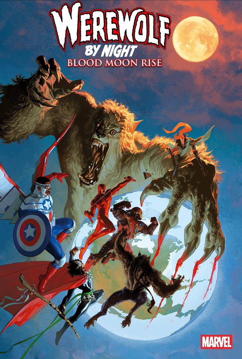 UpdatesCAP4's tweet image. Werewolf by Night: Blood Moon Rise #1 Josemaria Casanovas Variant
#CaptainAmerica
