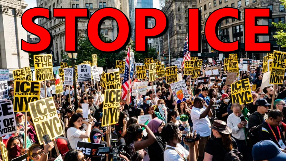 StatusCoup's tweet image. LIVE from STOP TRUMP'S ICE Terror Protest in NYC w/ @AshleyABishop
LIVE NOW: youtube.com/live/sB7_nQMmy…