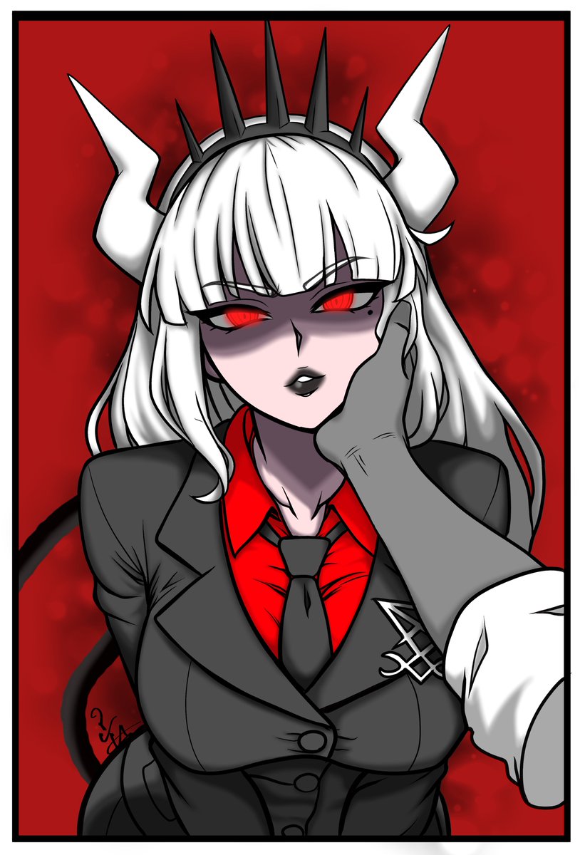 ThieviusA's tweet image. Angle or debris
- Helltaker Lucifer 
#helltaker #helltakerart #helltakerfanart #fanart #doodle #art #lucifer