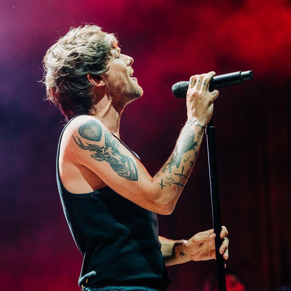 ForgodsakeLarry's tweet image. The tattoos not only perfectly match, showing their love story to the world. They beautifully embrace as well
