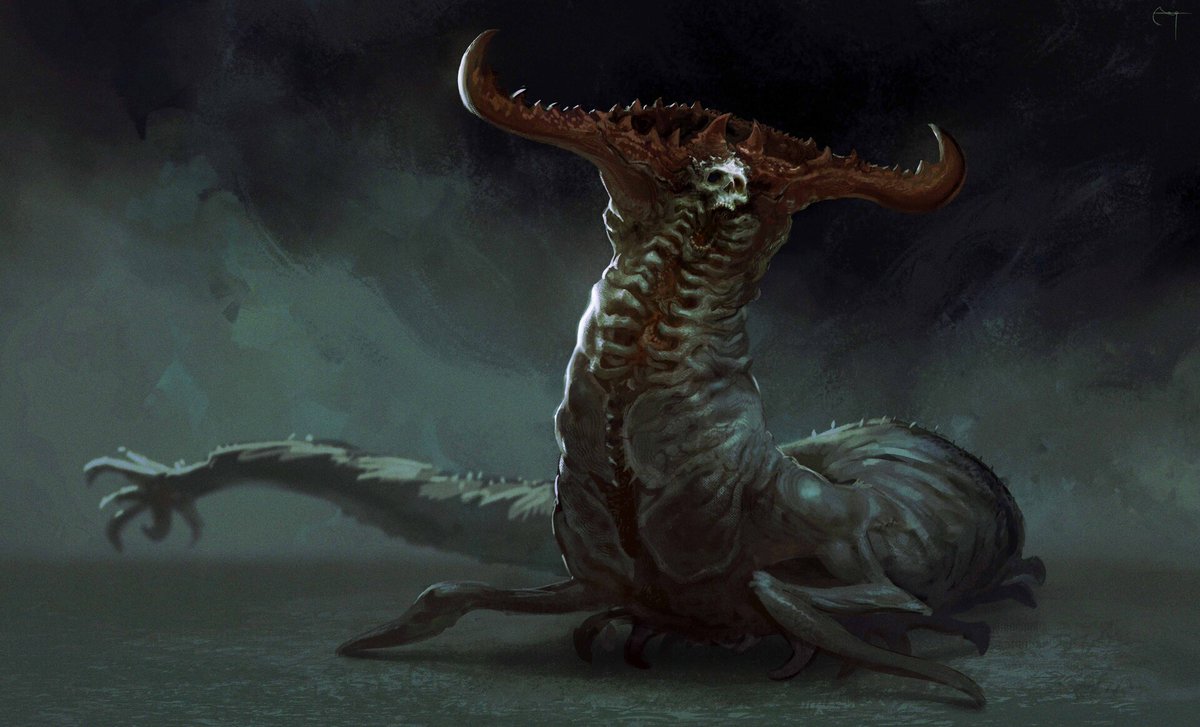 Hell worm by Axe
artstation.com/artwork/LRoGOR