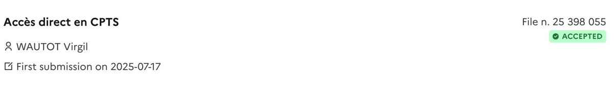 ✅ Inscription en accès direct : c’est fait aujourd’hui
⏳ Entre les auditions à l’Assemblée nationale (8/10/2022) et maintenant… le temps a filé

(Un brin de nostalgie en repensant a cette époque)