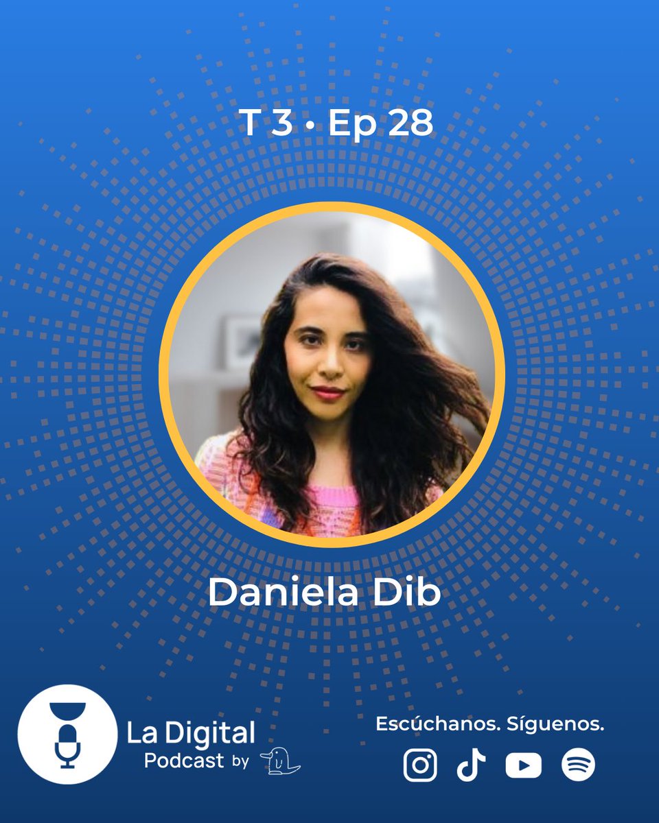 Nuestra gran invitada <a href="/dandiba/">Daniela Dib</a> nos habló de temas interesantes en las noticias de esta semana, escuchen el capítulo 28 y disfruten del gran análisis de cada nota 📝. 

Escúchanos en @spotifymexico🎙️ 🎧 
linktwin.to/AjMKIr

#noticias #podcast #ladigital #marketingdigital