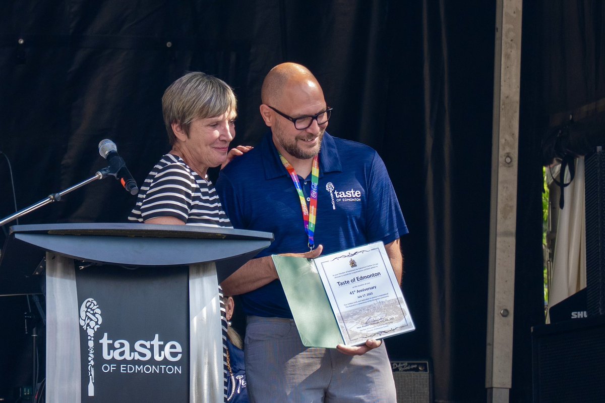EleanorO_MP's tweet image. Food and the stories woven into each bite bring us all together. And what better place to enjoy the flavours of Edmonton’s diverse culinary scene than at the 41st @TasteOfEdm!
From July 17-27, enjoy everything from delicious food to incredible performances at Taste of Edmonton.