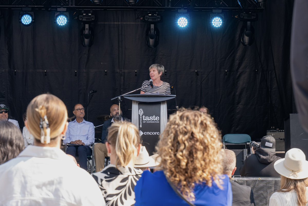 EleanorO_MP's tweet image. Food and the stories woven into each bite bring us all together. And what better place to enjoy the flavours of Edmonton’s diverse culinary scene than at the 41st @TasteOfEdm!
From July 17-27, enjoy everything from delicious food to incredible performances at Taste of Edmonton.