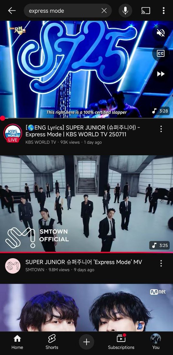 sujustation's tweet photo. ‼ YOUTUBE MASS COPY LINK ‼

It will help EXPRESS MODE Music Video to climb up on Youtube Trending Videos in your country and to avoid viewers freeze 

🎯 50 REPLIES

🖇️ https://t.co/WyOUBkQOqi

- Open YOUTUBE
- Search EXPRESS MODE manually
- Copy the mv link (DO NOT COPY LINK FROM OTHERS)
- Paste the copied link in replies

#SUPERJUNIOR #슈퍼주니어 @SJofficial