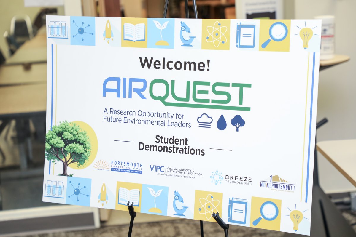 Today, AirQuest student participants Alana Harris and William Koettel presented the group's findings and data-driven recommendations on how to improve air quality in populated areas to local stakeholders. Check back later for a video that delves deeper into the camp! #PPSShines