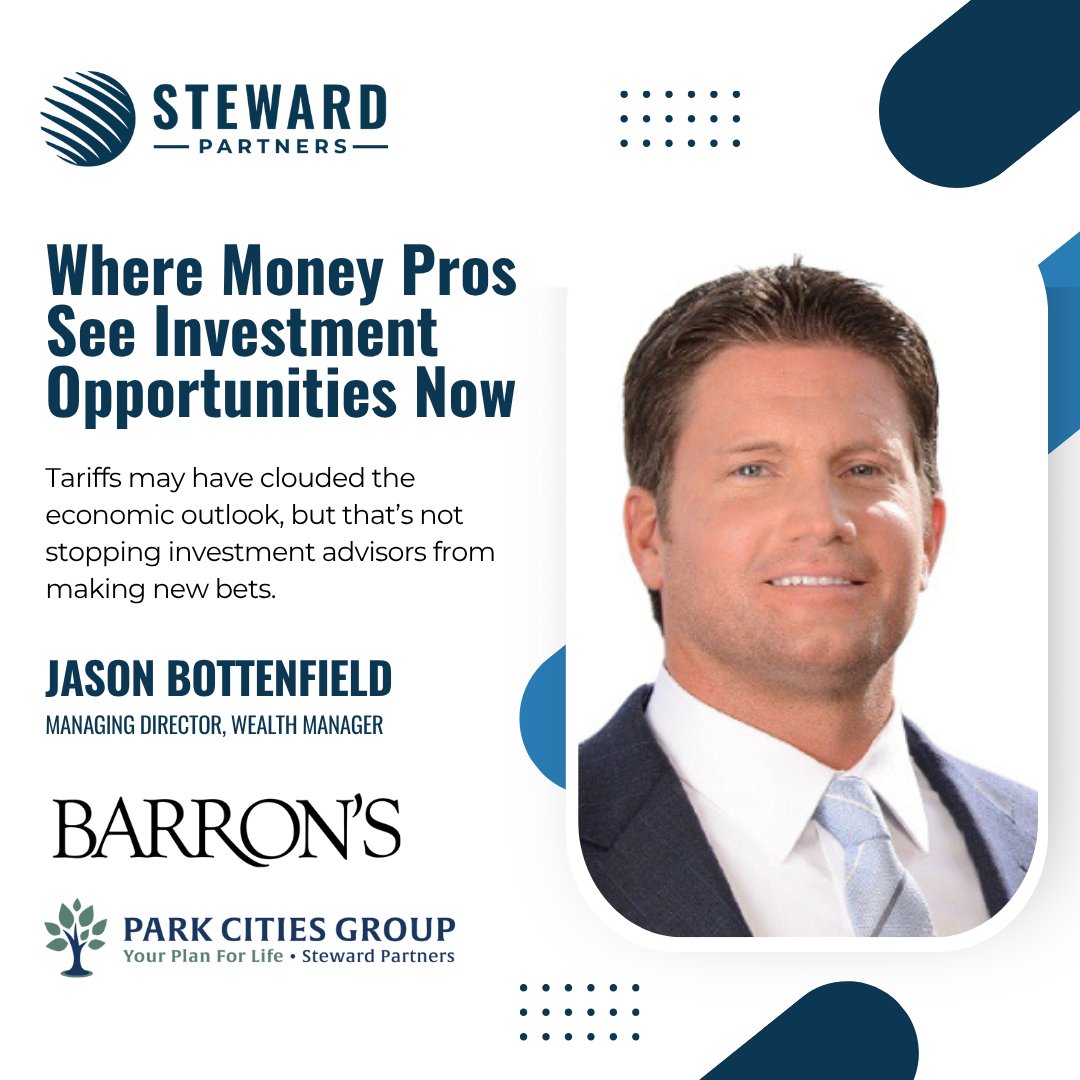 Advisors are taking tactical approaches in today’s economy. 
Jason Bottenfield from Steward Partners sees an opportunity in electric transmission with AI and electric cars. 

Read more: ow.ly/KUVJ50WrlMk
<a href="/barronsonline/">Barron's</a>