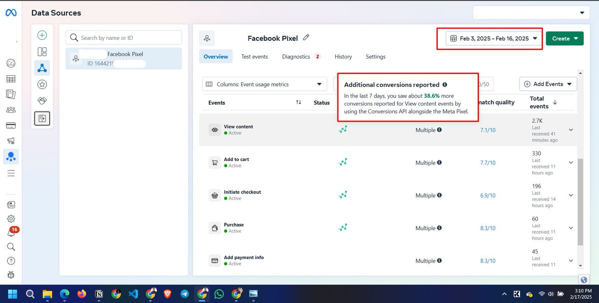 EmtiazV2's tweet image. Another win with Facebook CAPI + Pixel and Stape server-side tracking
38.6% more conversions in just one week!
If you need help with server-side tracking using Stape, let’s connect
#FacebookCAPI #Stape #ServerSideTracking #DigitalMarketing #FacebookAds #Tracking