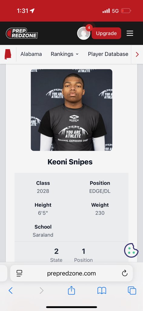 Keoni “peek-a-boo“ Snipes (@_thatkidky_) on Twitter photo AGTG✝️ Thank You! <a href="/PrepRedzoneAL/">Prep Redzone Alabama</a> <a href="/CooperMorreale/">Cooper Morreale</a>
<a href="/tjkelly17/">Jeff Kelly</a> <a href="/GoSaraland/">Spartan Football</a> <a href="/jonhersel/">Coach Hersel</a>
<a href="/CoachLanier34/">Lukador Lanier</a> <a href="/S_Mosley8/">Coach Mosley</a> <a href="/GregBrown_3/">Greg Brown</a>
<a href="/HallTechSports1/">Hall-Tech Sports</a> <a href="/BrettGreenberg_/">Brett Greenberg</a>
<a href="/coastelitee/">Coach Donte Stallworth</a> <a href="/CoachSmook/">Coach Smook</a> <a href="/TDARecruiting/">Touchdown Alabama Recruiting</a> <a href="/ScoutFball/">Larry Rudolph</a> <a href="/247Sports/">247Sports</a> <a href="/Rivals/">Rivals</a> <a href="/JosieMPittman/">Josie Pittman</a> <a href="/Stan1Houston/">Stan Houston</a> @On3Recruits AGTG✝️ Thank You! <a href="/PrepRedzoneAL/">Prep Redzone Alabama</a> <a href="/CooperMorreale/">Cooper Morreale</a>
<a href="/tjkelly17/">Jeff Kelly</a> <a href="/GoSaraland/">Spartan Football</a> <a href="/jonhersel/">Coach Hersel</a>
<a href="/CoachLanier34/">Lukador Lanier</a> <a href="/S_Mosley8/">Coach Mosley</a> <a href="/GregBrown_3/">Greg Brown</a>
<a href="/HallTechSports1/">Hall-Tech Sports</a> <a href="/BrettGreenberg_/">Brett Greenberg</a>
<a href="/coastelitee/">Coach Donte Stallworth</a> <a href="/CoachSmook/">Coach Smook</a> <a href="/TDARecruiting/">Touchdown Alabama Recruiting</a> <a href="/ScoutFball/">Larry Rudolph</a> <a href="/247Sports/">247Sports</a> <a href="/Rivals/">Rivals</a> <a href="/JosieMPittman/">Josie Pittman</a> <a href="/Stan1Houston/">Stan Houston</a> @On3Recruits