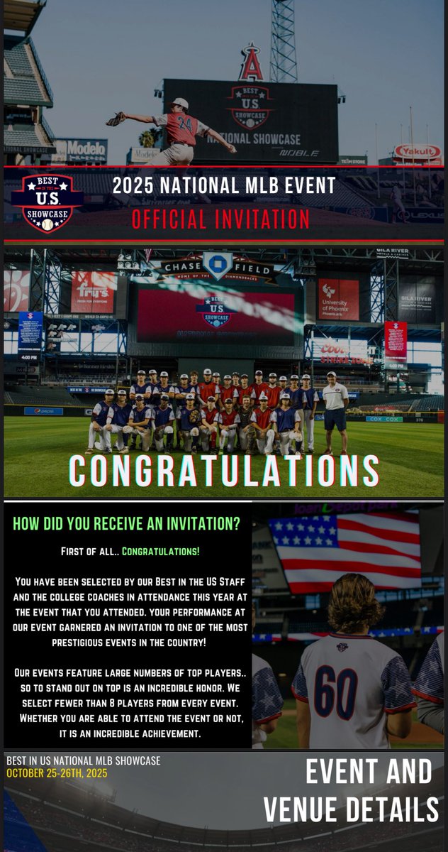 Kaden Kelley ‘26 (@htxkelley08) on Twitter photo Thank you to <a href="/CoachBacon34/">Coach Bacon</a> and <a href="/BUSShowcase/">Best in the US Showcases</a> for the selection out of the South Texas event to attend the 2025 National MLB Event.
Excited to get out to So Cal this November. Thank you to <a href="/CoachBacon34/">Coach Bacon</a> and <a href="/BUSShowcase/">Best in the US Showcases</a> for the selection out of the South Texas event to attend the 2025 National MLB Event.
Excited to get out to So Cal this November.
