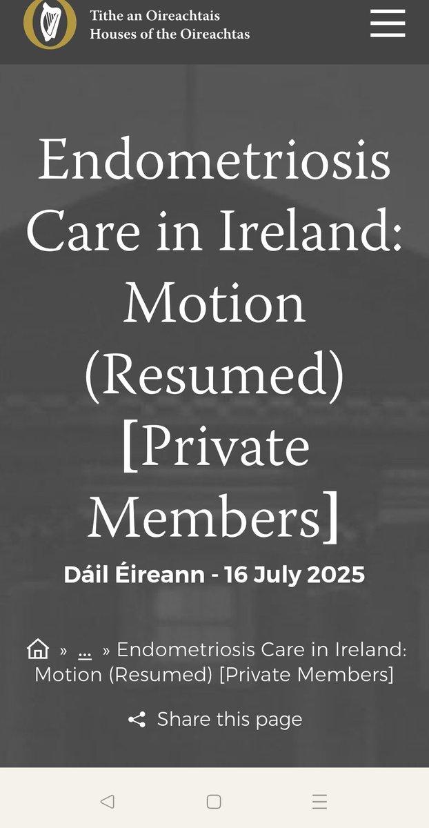 Kathleen M King (@kathleen_m_king) on Twitter photo Need a list of TDs who didn't support the <a href="/sinnfeinireland/">Sinn FĂŠin</a>
motion on #endometriosis #inmheatrĂłis care in Ireland?
Voting power goes beyond you, if everyone with #endometriosis in Ireland and their families/friends stood up it would shake their votes.
oireachtas.ie/en/debates/vot⌠Need a list of TDs who didn't support the <a href="/sinnfeinireland/">Sinn FÊin</a>
motion on #endometriosis #inmheatrĂłis care in Ireland?
Voting power goes beyond you, if everyone with #endometriosis in Ireland and their families/friends stood up it would shake their votes.
oireachtas.ie/en/debates/votâŚ