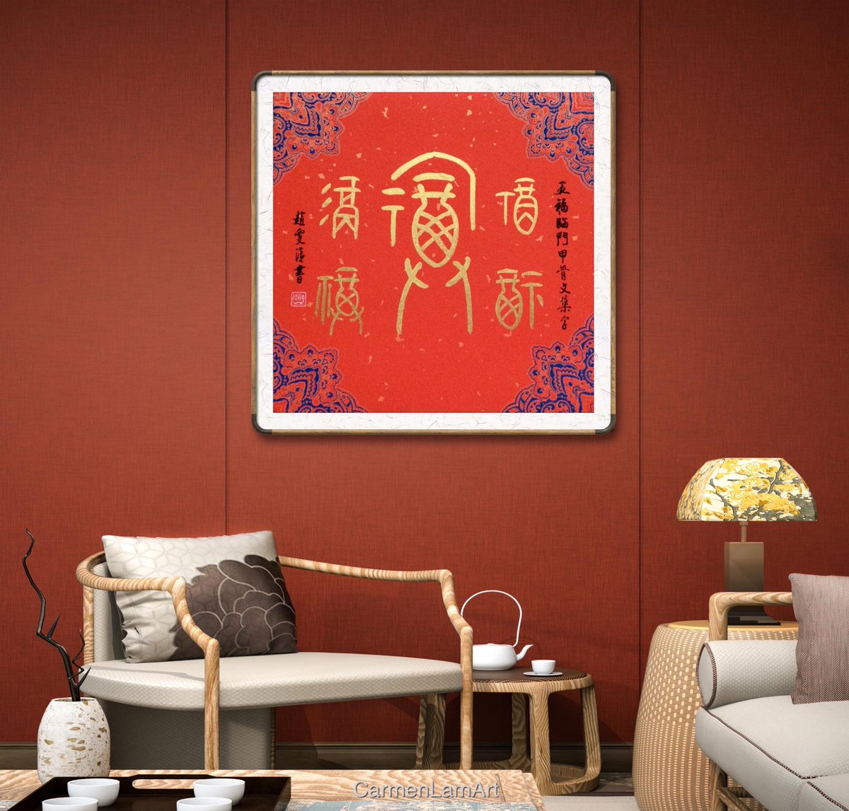 CarmenL30087107's tweet photo. Five Blessings, Vintage Character FU 福, Original Handwritten Chinese Calligraphy, Oracle Script Style.
art- https://t.co/YbH39uK6Xo

#chinesecalligraphyFu #characterfu #art #originalcharacter #orientalart #gift https://t.co/kRiu6ExVpV