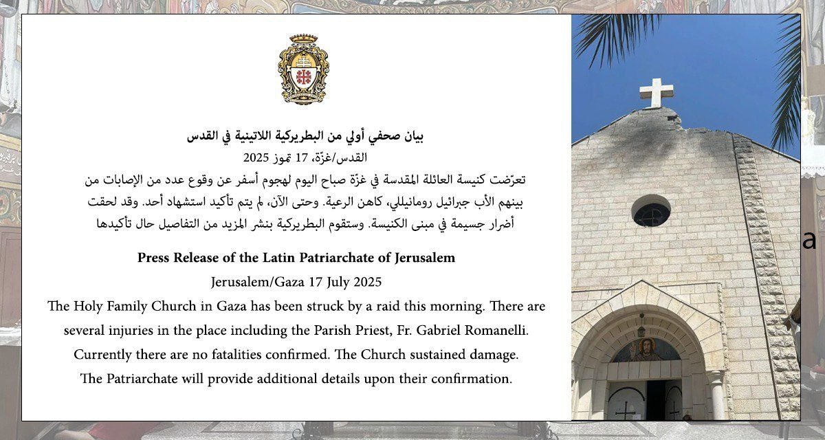 NCMvmt's tweet image. Pray for the safety of Christians in the Holy Land.
lpj.org/en/news/lpj-st…