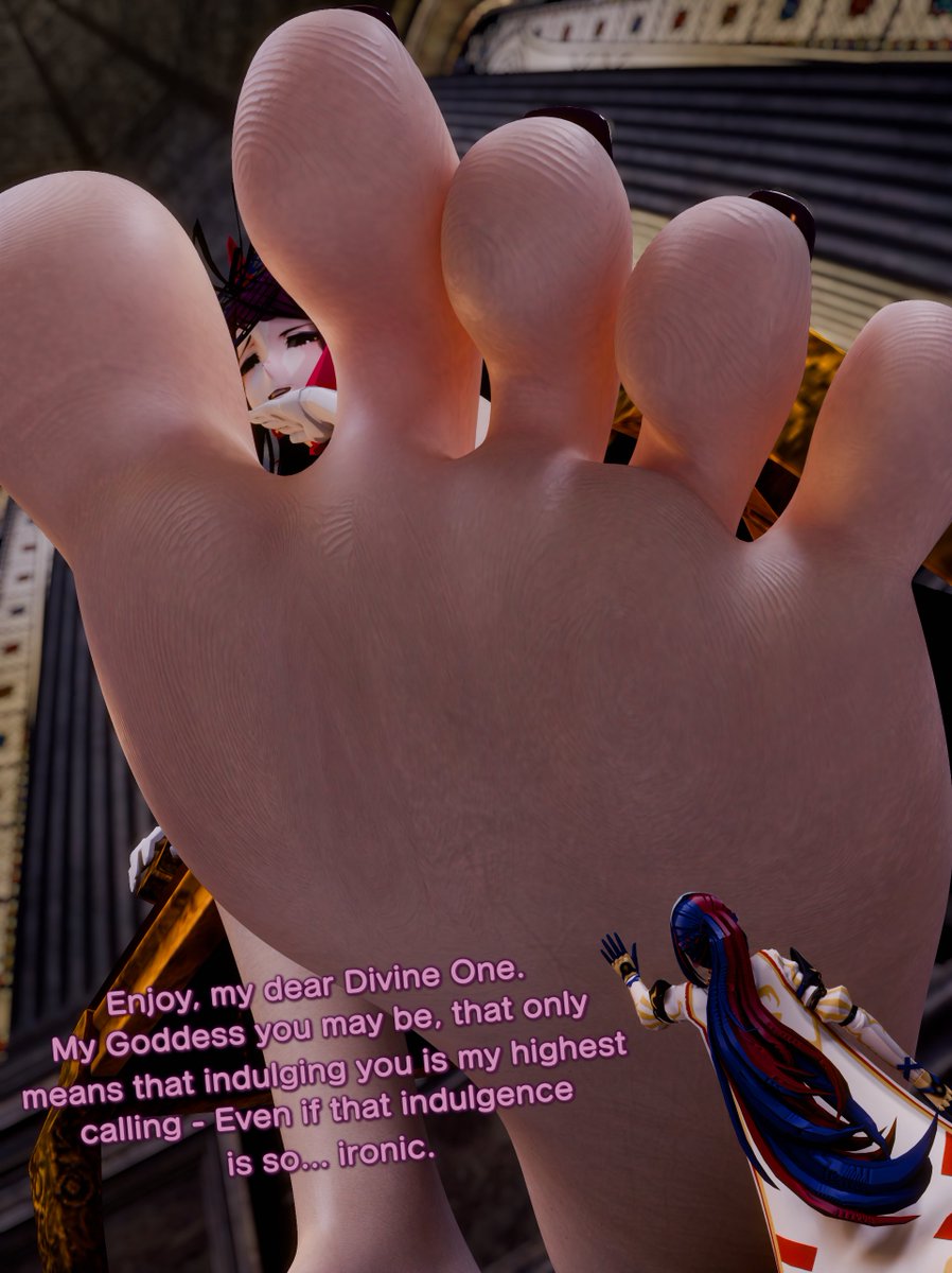 There is nothing Ivy wouldn't do in her worship of the Divine Dragon. Of course, if it turns out said Dragon has a submissive side in denial, what better worship could there be than to let her indulge it? Whether or not she's ready to is secondary.

#sizetwitter #giantess #巨大娘