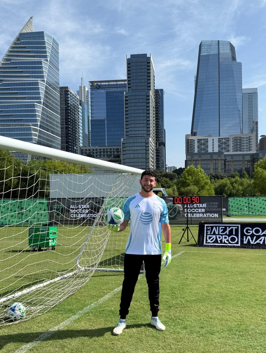 Kicking off MLS All-Star week! Shout out to our very own <a href="/AlexWAATV/">Alex Sanabria</a> for representing WAATV in the <a href="/MLS/">Major League Soccer</a> <a href="/MLSNEXTPRO/">MLS NEXT Pro</a> Media Goalie Wars! 

Thank you for having us! 🧤🔥

#austinfc #verde | <a href="/MLS_PR/">MLS Communications</a>