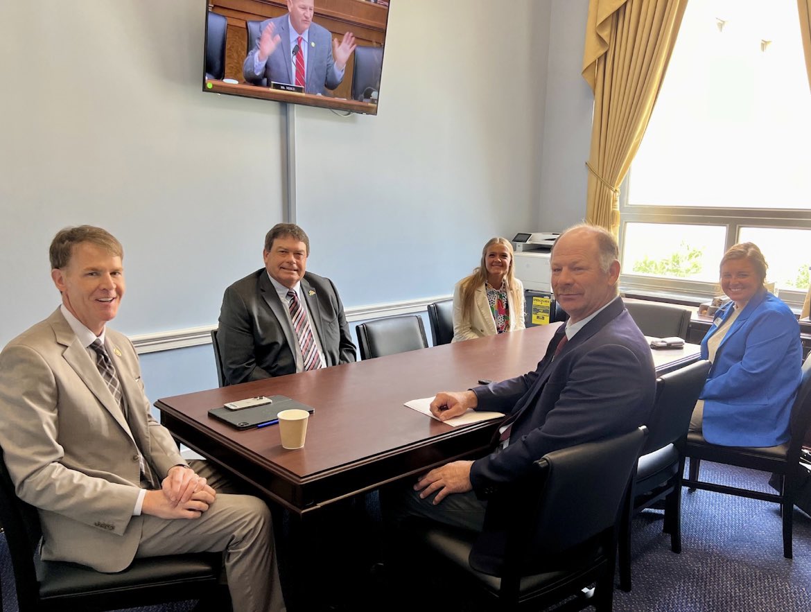 RepShreve's tweet image. Our Hoosier Soybean growers were on Capitol Hill this week. Phil Ramsey is from Shelby County in #CD6, and serves farmers across the district on the Shelby County Farm Bureau Board.
I’m working to advance policies that support Indiana’s farm economy.