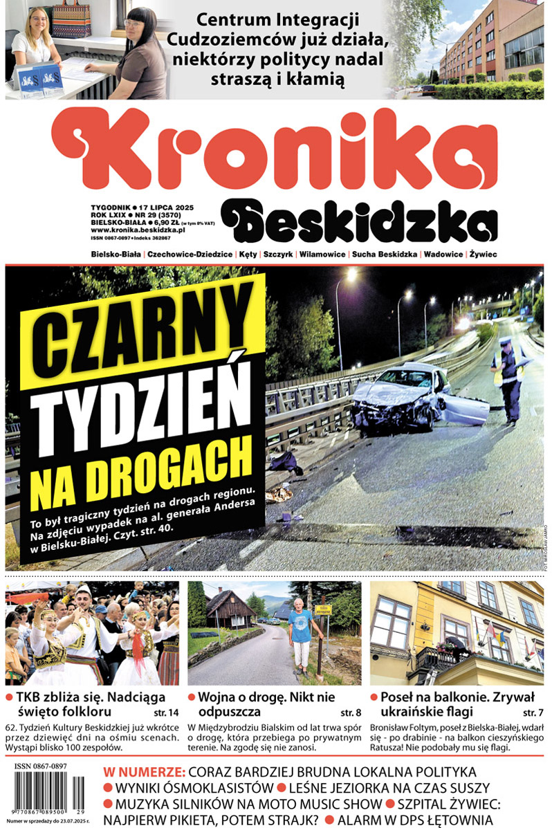 Nowy numer już w sprzedaży. E-wydanie na prasabeskidzka.pl. W papierze w salonikach prasowych, supermarketach i na stacjach benzynowych.