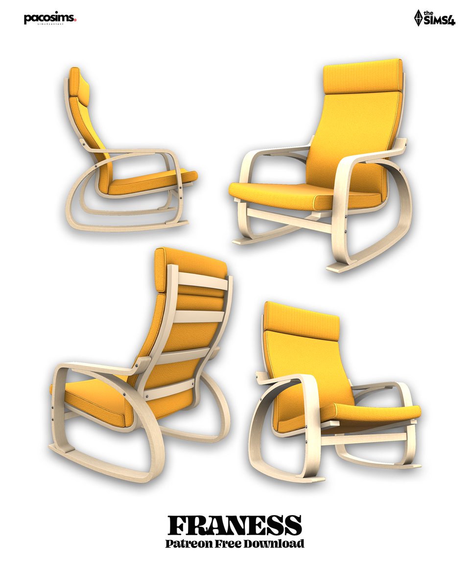 pacos3d's tweet image. New Free CC Drop ✨️ FRANESS Chair 💎 
🔗 Link in bio #Sims4 #TheSims4 #Sims4CC #TheSims #Sims4Free