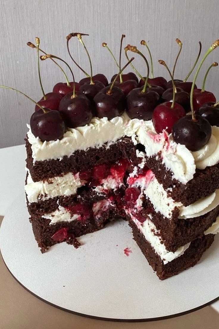 cherries cake
