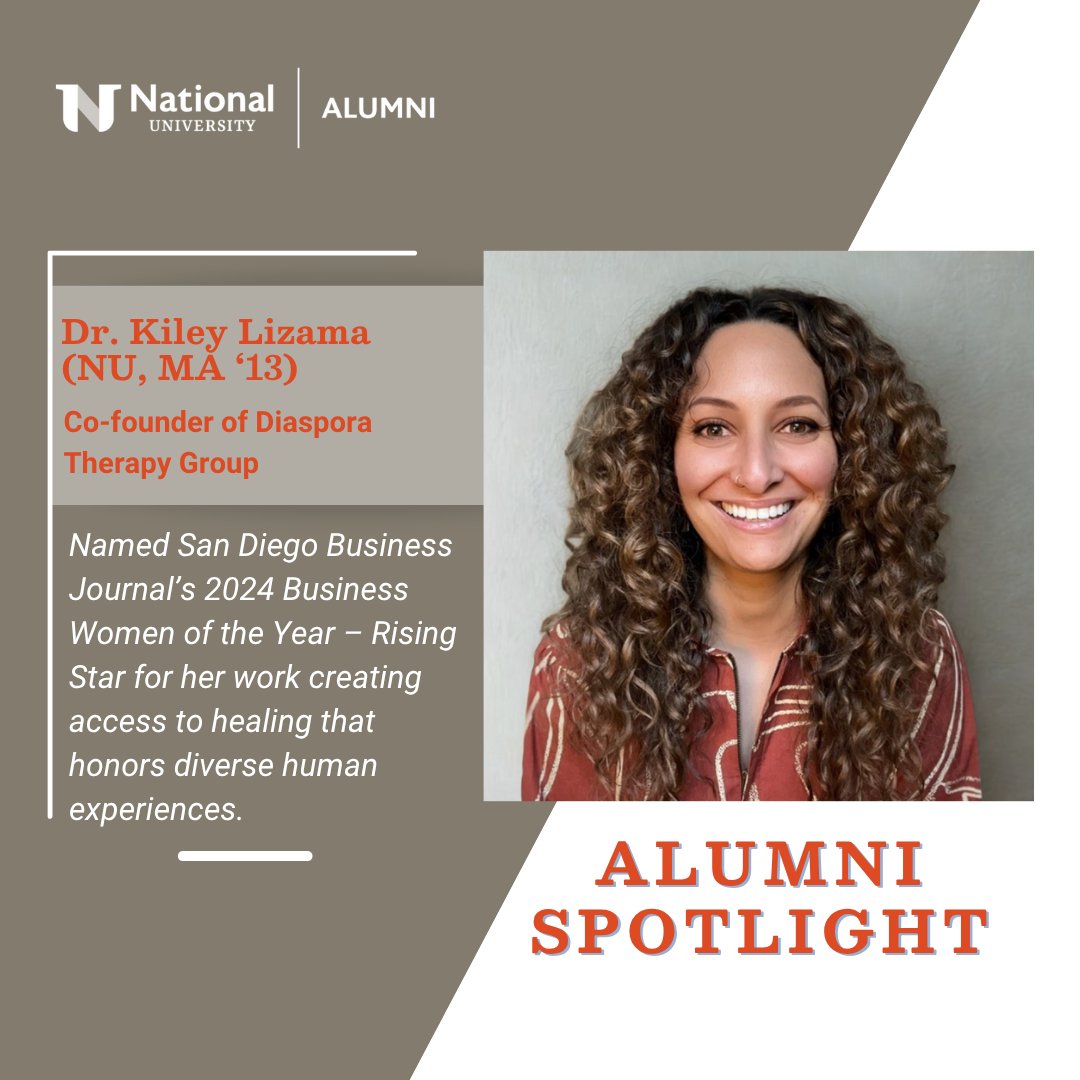 We’re proud to spotlight Dr. Kiley Dunne Lizama, whose multicultural roots fuel her mission to transform mental health care through Diaspora Therapy Group. Her visionary leadership is bridging gaps in care for underserved communities—earning her the 2024 SDBJ Rising Star Award.