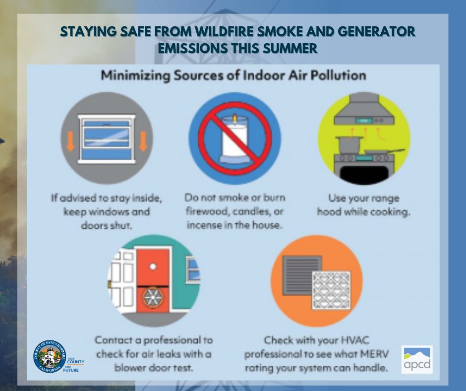 countyofsb's tweet image. Read about the Santa Barbara County Air Pollution Control District’s advice on managing generator emissions and wildfire smoke risks in our July 2025 newsletter.
Check out the article here countyofsb.org/4685/30514/Air…