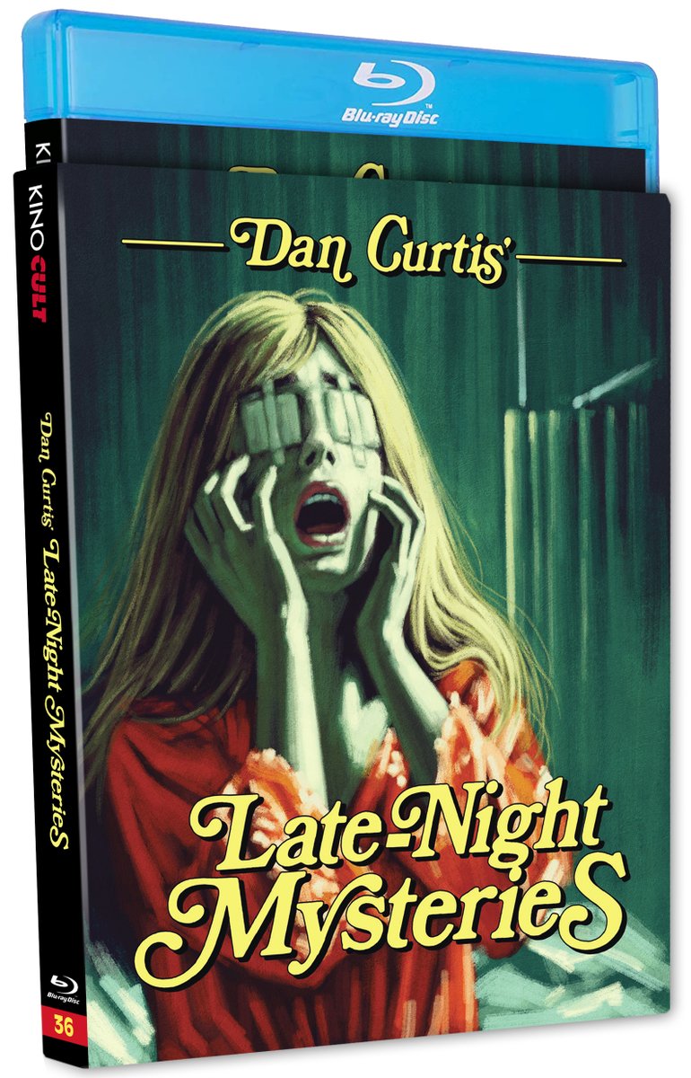 KLStudioClassic's tweet image. Coming September 23rd!
kinolorber.com/product/dan-cu…
DAN CURTIS' LATE-NIGHT MYSTERIES
KINO CULT #36
Perhaps no figure exerted a greater influence on 1970s television horror than Dan Curtis. Having created the daytime drama Dark Shadows (1966-71), and while producing popular primetime…