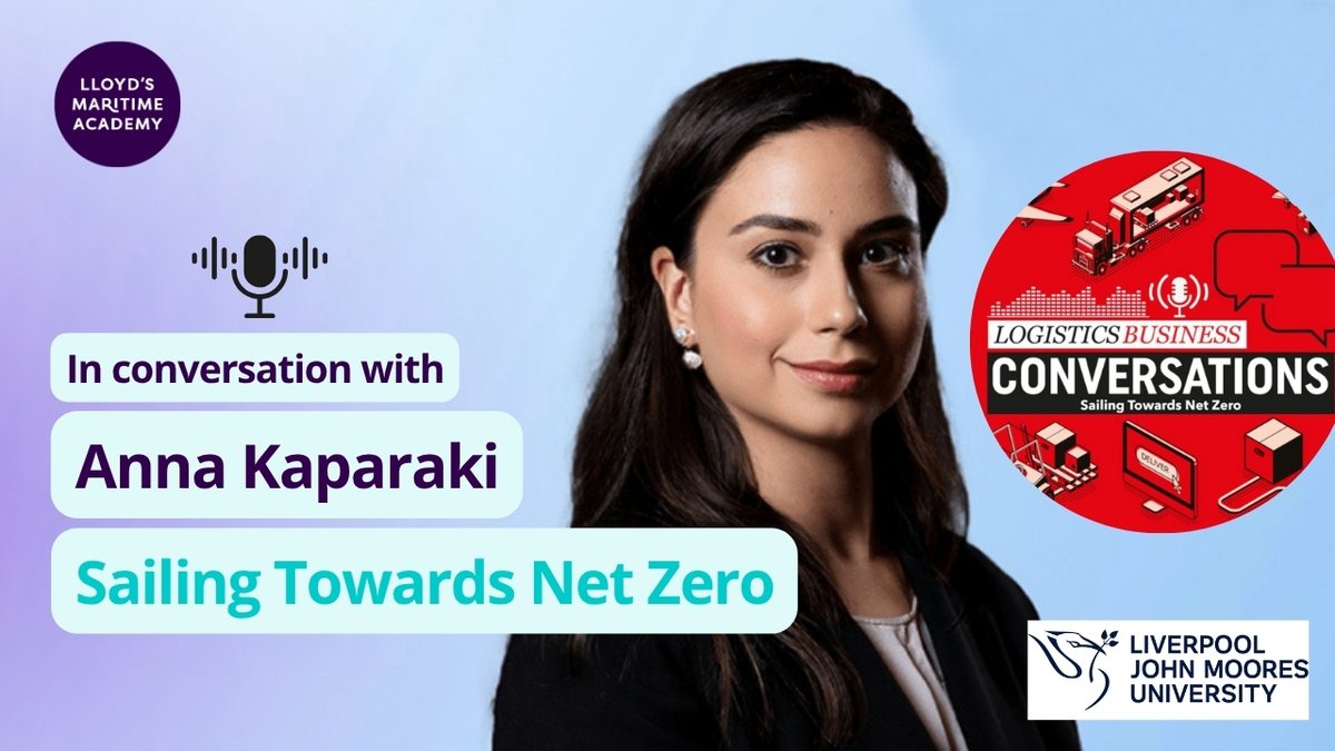 🎙️ In the latest must-listen podcast Sailing Towards Net Zero, Anna Kaparaki explores how AI, IoT, and regulations are transforming maritime sustainability.
🎧 Listen here: informaconnect.com/msc-sustainabl…
#maritime #sustainabilitygoals #podcast