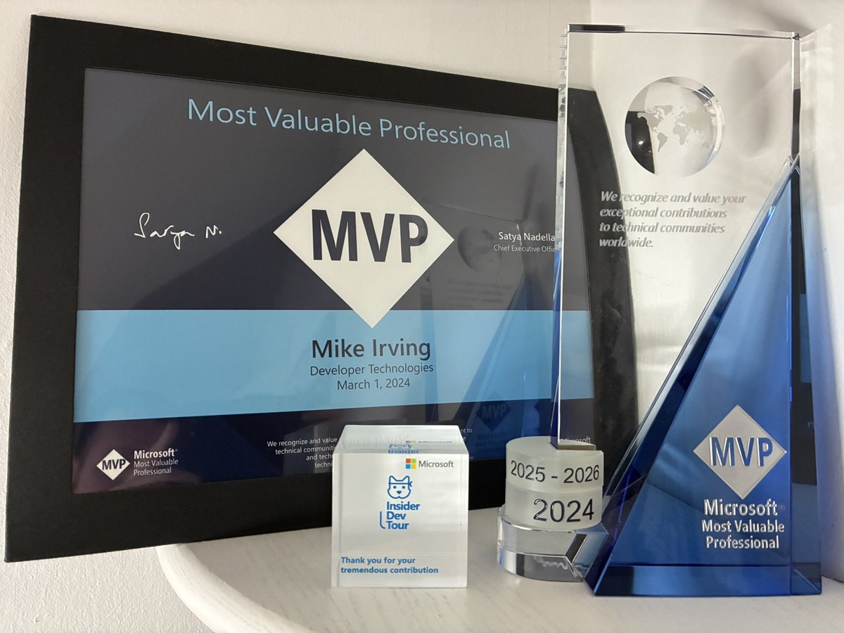 Mike Irving (@mikeirvingweb) on Twitter photo My Microsoft MVP Award Renewal is now crystallised 💎
<a href="/MVPAward/">Microsoft MVP Communities</a> #MVPBuzz 2025-2026 My Microsoft MVP Award Renewal is now crystallised 💎
<a href="/MVPAward/">Microsoft MVP Communities</a> #MVPBuzz 2025-2026