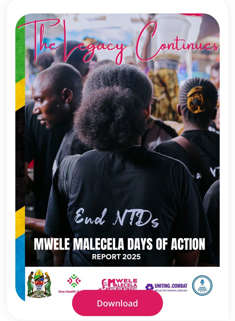 The MWELE MALECELA DAYS OF ACTION 2025 Report is now available online!

You can read the report HERE: ohs-health.org/Reports/public…

#MweleMalecelaDOA #EndNTDs