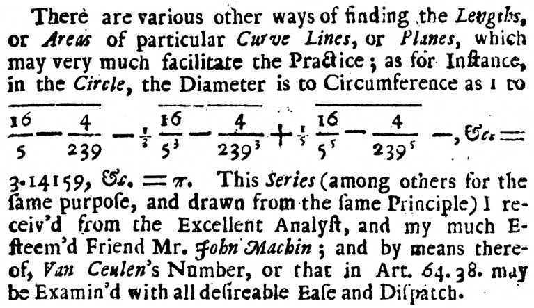 abakcus's tweet image. The symbol π was first used in 1706 by mathematician William Jones to represent the ratio of a circle’s circumference to its diameter.