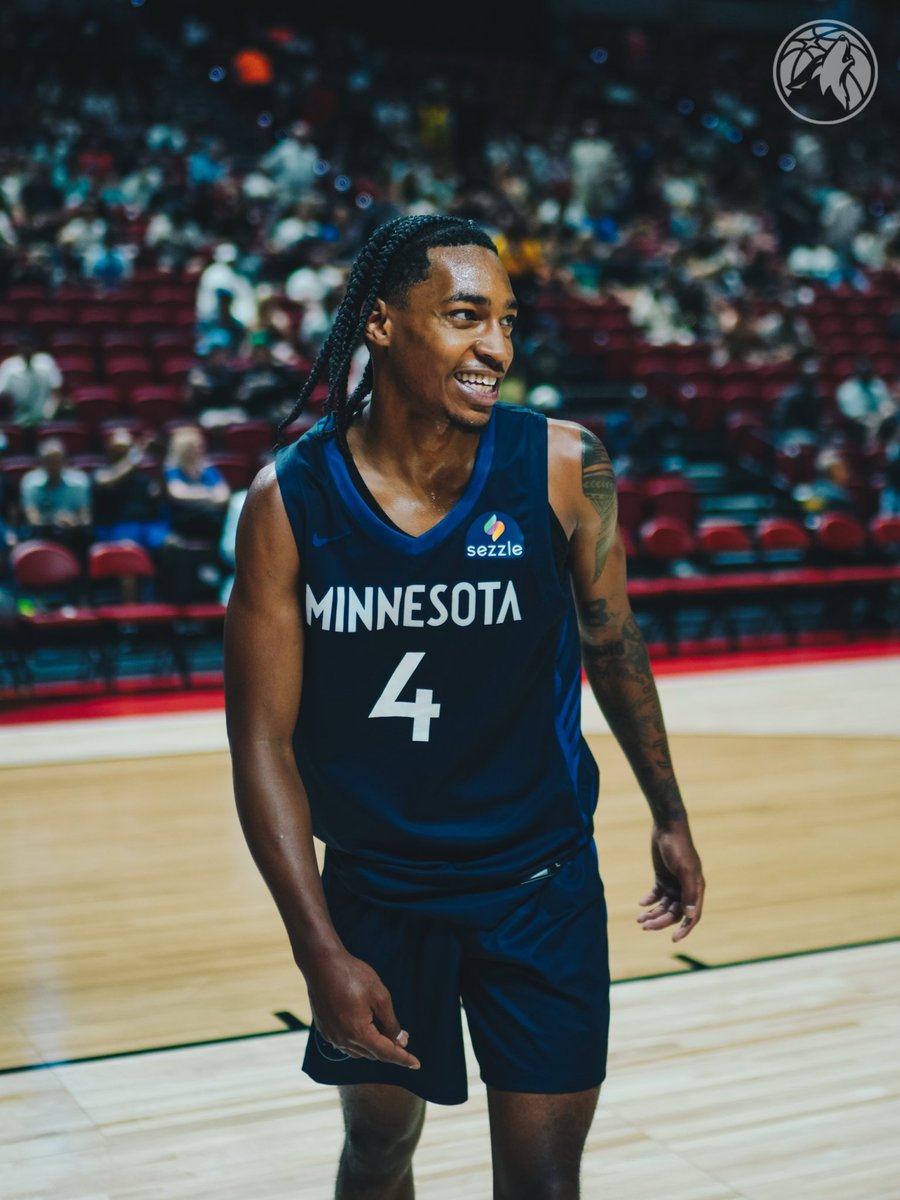 TWolvesLead's tweet image. What do you grade Rob Dillingham's performance so far at the 2025 NBA Summer League? 👀