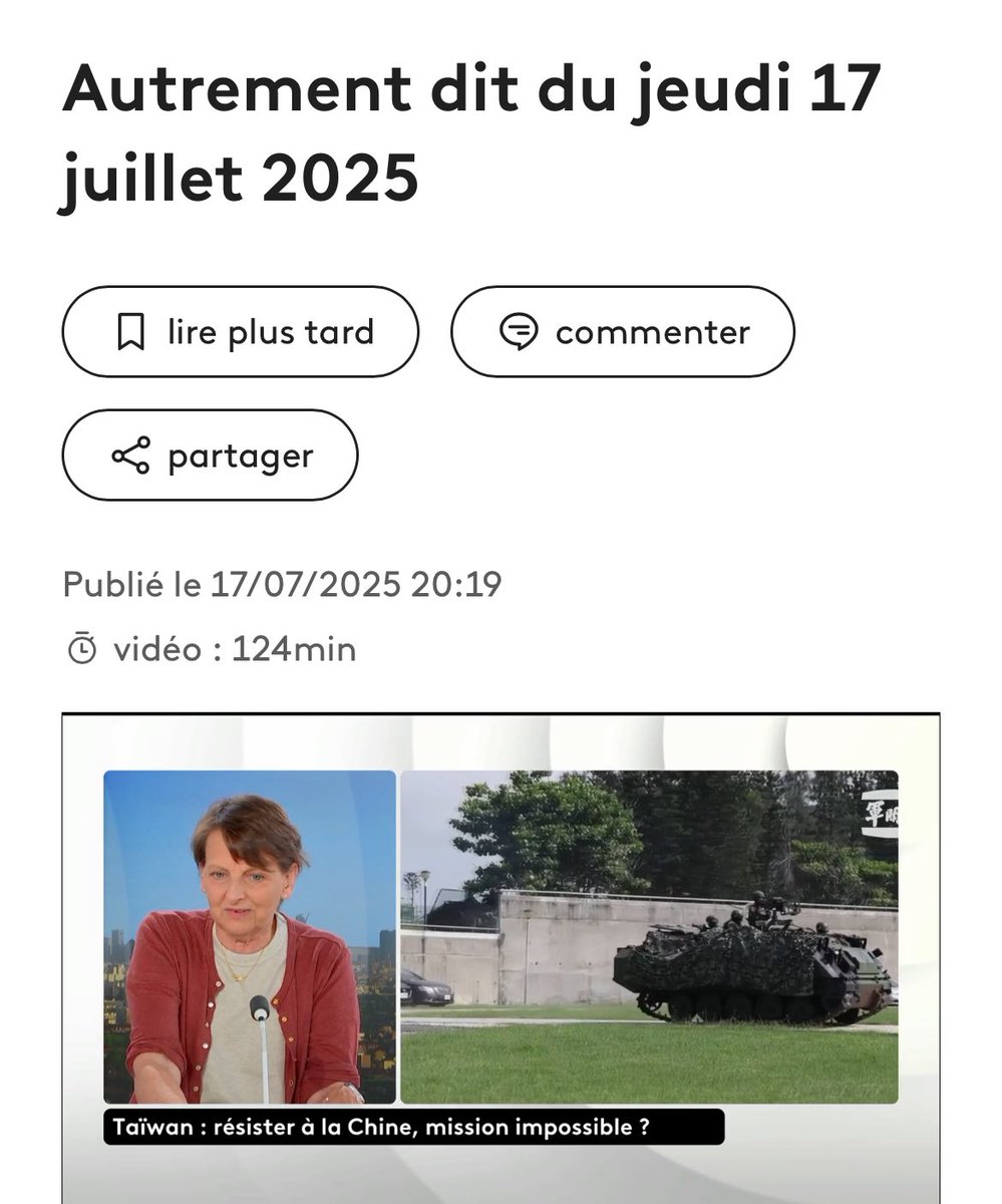 #franceinfoTV retrouvez en replay 🇨🇳 🇹🇼