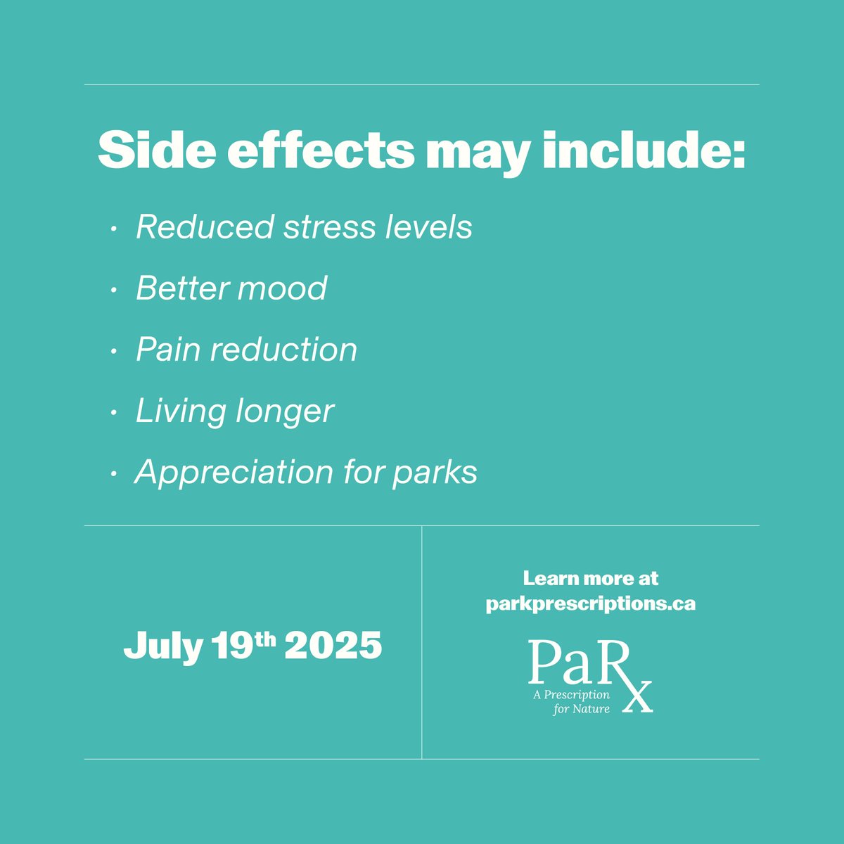 Happy Parks Day! 🌲😁

Each year, we invite our Healthy By Nature network to take a Walk in Nature to celebrate the important role parks play in creating and maintaining healthy and resilient ecosystems, and contributing to improved human health and well-being. ⁠
