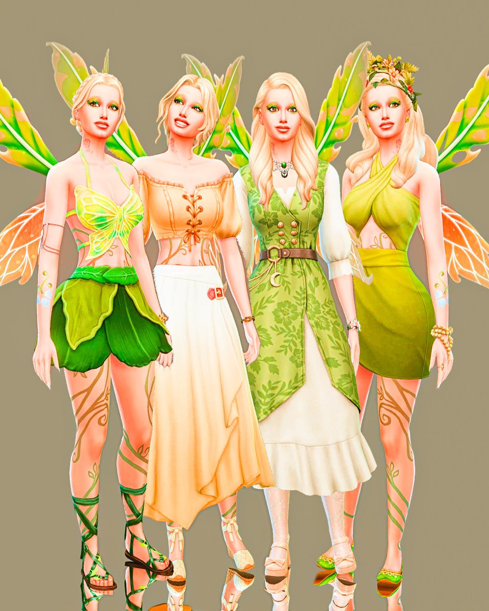 create4sims's tweet image. Meet Nymera, the royal protector of the forest realm🌿
I had an absolute dream creating her with @TheSims 4 Enchanted by Nature Expansion Pack 🧚♀️
#EAPartner #TheSims4