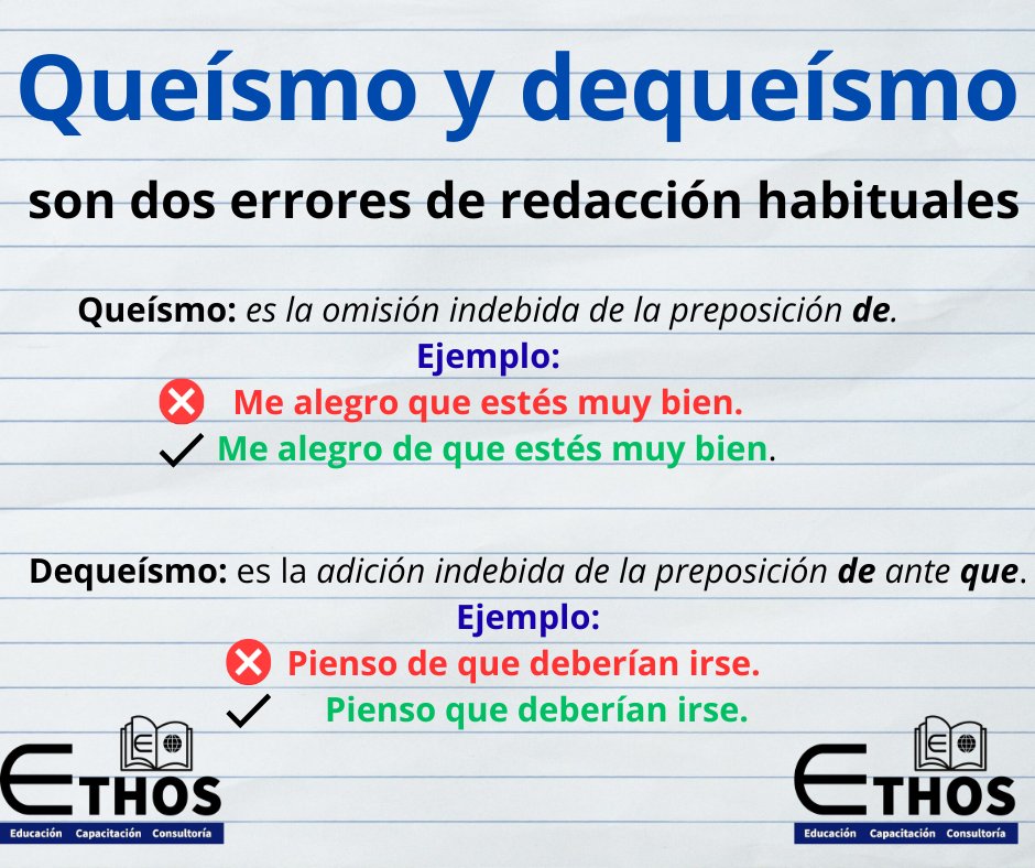 EthosECC's tweet photo. ¿Te gustaría saber más sobre incorrecciones habituales en el español? Te recomendamos nuestro curso "Mejora tu redacción con buena ortografía". 
https://t.co/QcHIqhyJSe

#cursosonline #cursosdeverano #cursos #redaccion #ortografia #aprendizaje #verano2025 https://t.co/y6uMAyqEEA